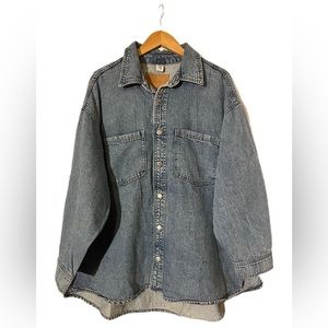 Oversized Denim Shirt XL
